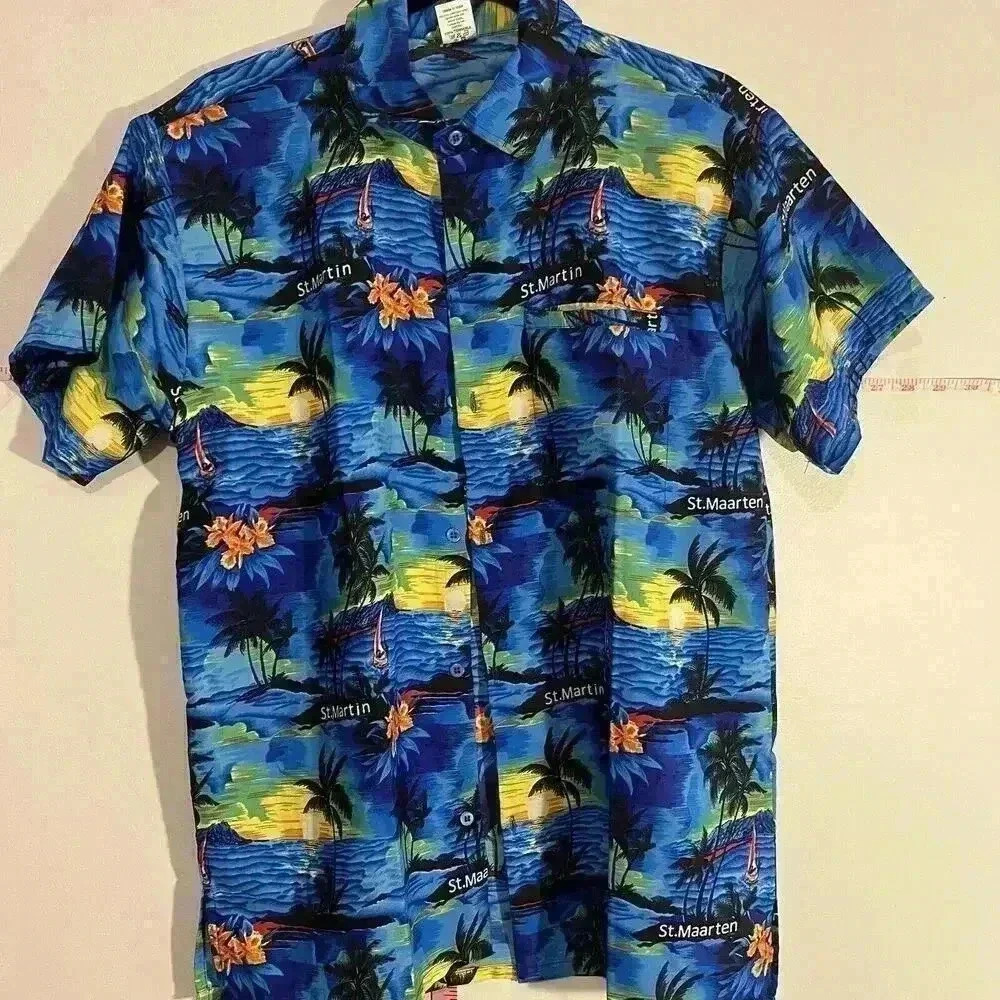 Tropical‎ Shirt St Martin Tropical St Maarten Men’s Small Caribbean